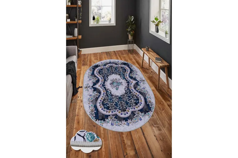 Homefesto Matta 60x100 cm - Multifärgad - Textil & mattor - Matta - Modern matta - Wiltonmatta