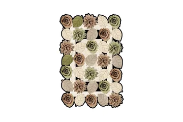 Homefesto Matta 80x120 cm - Multifärgad - Textil & mattor - Matta - Små mattor