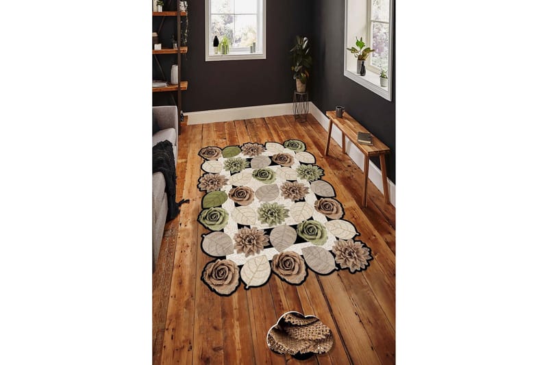 Homefesto Matta 80x120 cm - Multifärgad - Textil & mattor - Matta - Modern matta - Wiltonmatta