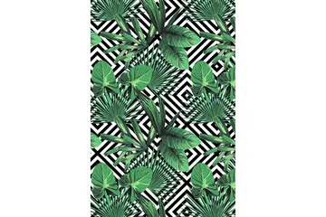 Homefesto Matta 80x150 cm - Multifärgad - Textil & mattor - Matta - Modern matta - Wiltonmatta