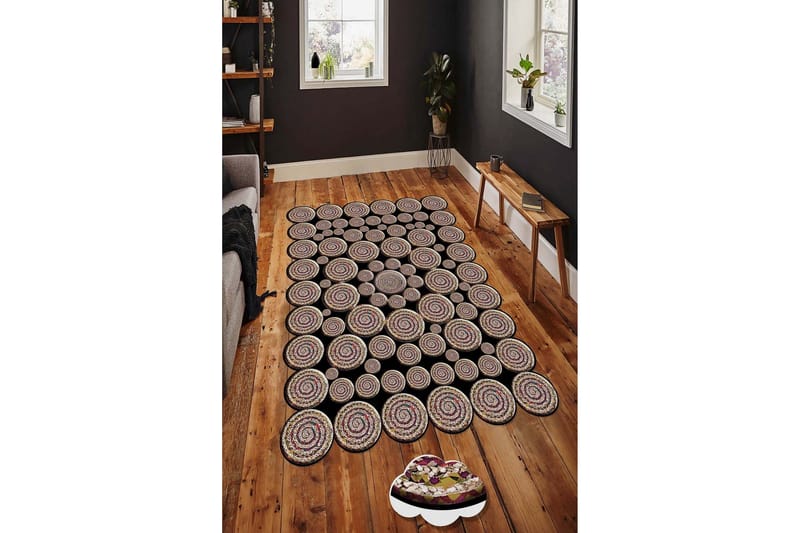 Homefesto Matta 80x150 cm - Multifärgad - Textil & mattor - Matta - Modern matta - Wiltonmatta