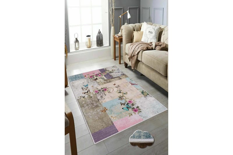 Homefesto Matta 80x150 cm - Multifärgad - Textil & mattor - Matta - Modern matta - Wiltonmatta