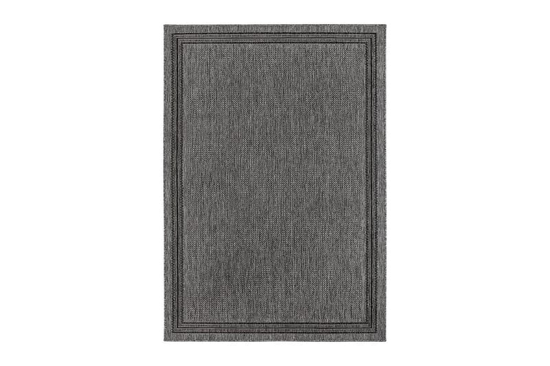 Madrid Frame Matta 133x190 cm Flatvävd - Antracit - Textil & mattor - Matta - Flatvävd matta