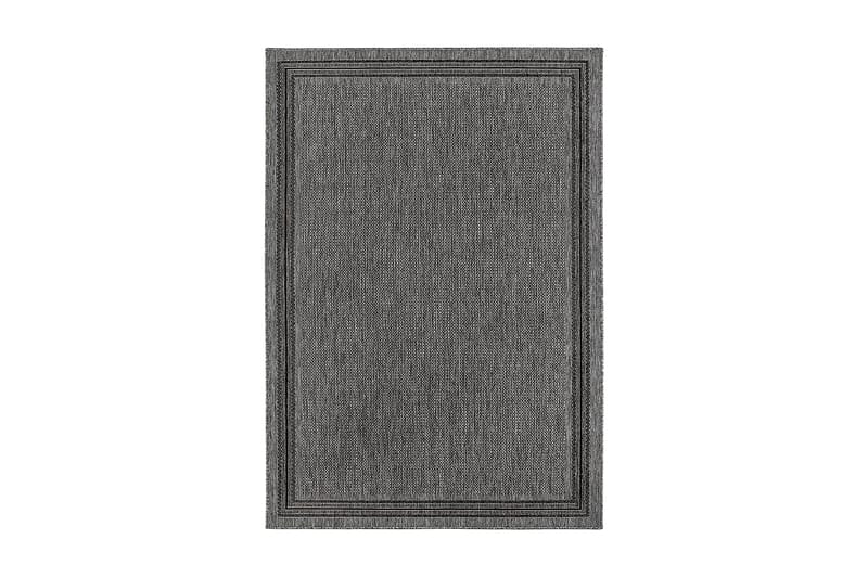Madrid Frame Matta 200x285 cm Flatvävd - Antracit - Textil & mattor - Matta - Flatvävd matta