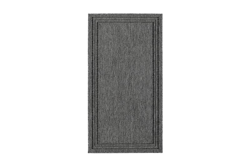 Madrid Frame Matta 80x150 cm Flatvävd - Antracit - Textil & mattor - Matta - Flatvävd matta
