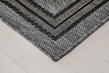 Madrid Frame Matta 80x150 cm Flatvävd - Antracit - Textil & mattor - Matta - Flatvävd matta