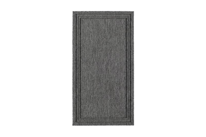Madrid Frame Matta 80x150 cm Flatvävd, Antracit