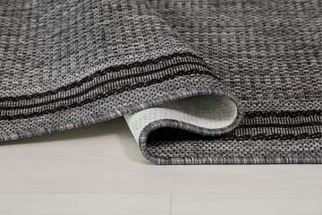 Madrid Frame Matta 80x340 cm Flatvävd - Antracit - Textil & mattor - Matta - Små mattor