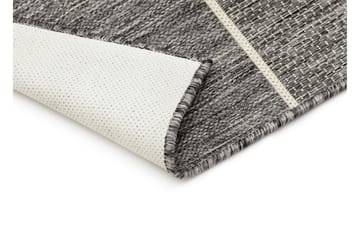 Madrid Square Flatvävd Matta 133x190 - Grå/Vit - Textil & mattor - Matta - Flatvävd matta