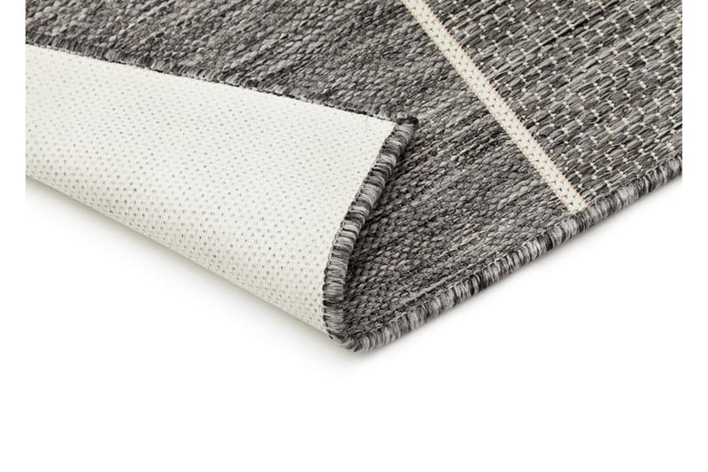 Madrid Square Flatvävd Matta 133x190 - Grå/Vit - Textil & mattor - Matta - Flatvävd matta