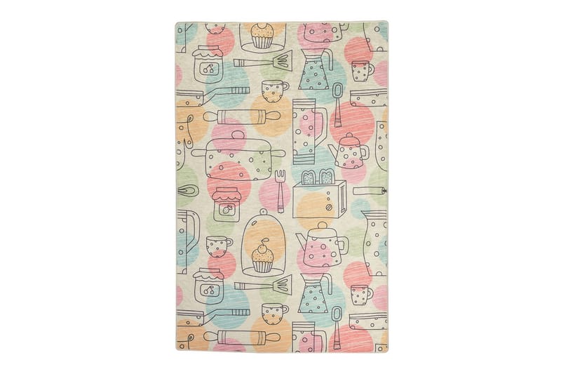 Matta Bakery 80x150 cm - Flerfärgad/Sammet - Textil & mattor - Matta - Små mattor