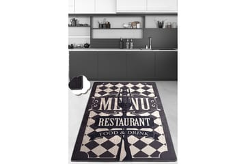 Matta Chilai 80x120 cm - Svart/Cremevit - Textil & mattor - Matta - Små mattor