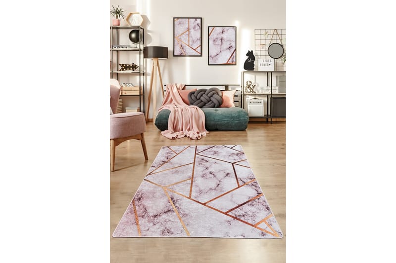 Matta Chilai 80x150 cm - Multifärgad - Friezematta - Wiltonmatta - Små mattor