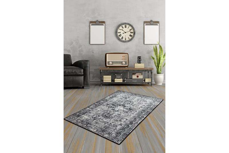 Matta Corabel 80x150 cm - Svart/Sammet - Textil & mattor - Matta - Små mattor