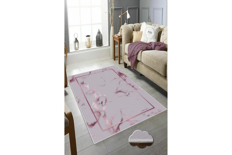 Matta Homefesto 50x80 cm - Multifärgad - Textil & mattor - Matta - Modern matta - Friezematta