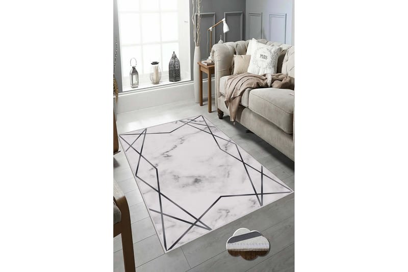 Matta Homefesto 60x100 cm - Multifärgad - Textil & mattor - Matta - Modern matta - Friezematta