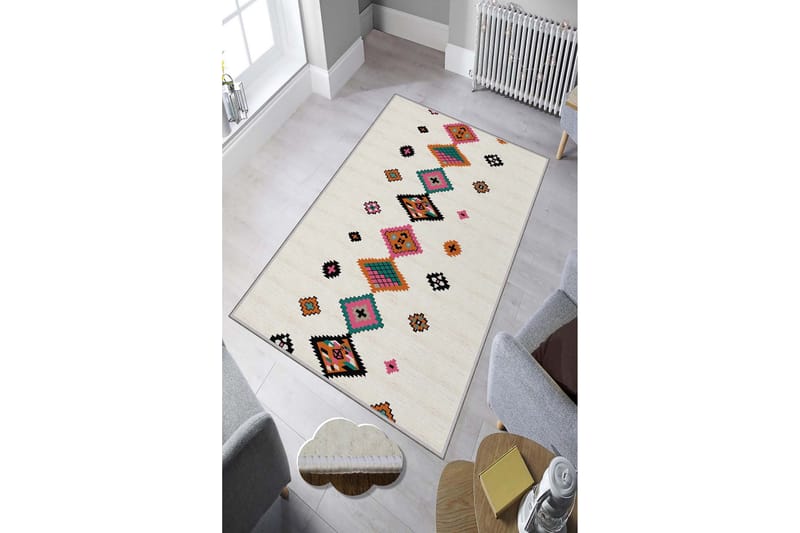Matta Homefesto 60x100 cm - Multifärgad - Textil & mattor - Matta - Små mattor