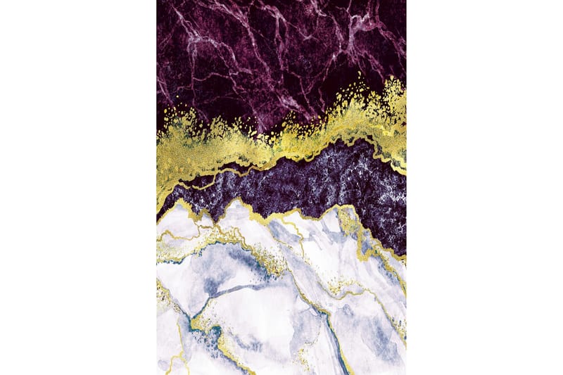 Matta Homefesto 80x300 cm - Multifärgad - Textil & mattor - Matta - Modern matta - Friezematta