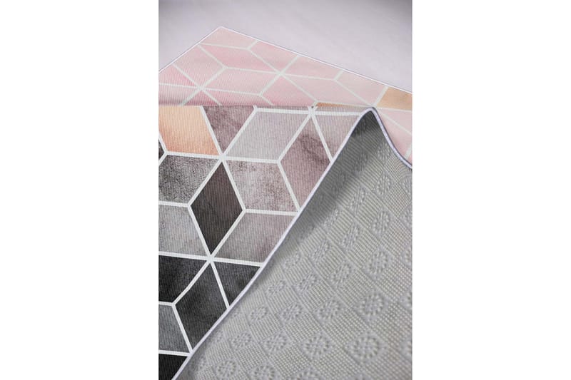 Matta Homefesto 80x300 cm - Multifärgad - Friezematta - Wiltonmatta - Små mattor