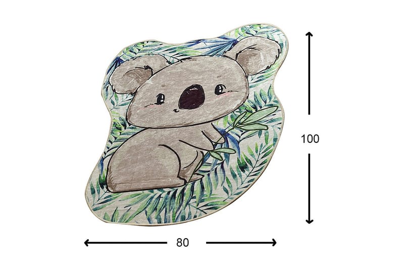 Matta Karvane 80x100 cm - Flerfärgad/Sammet - Textil & mattor - Matta