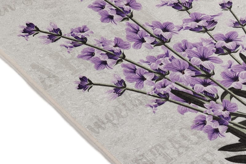 Matta Levendula 60x90 cm - Flerfärgad/Sammet - Textil & mattor - Matta - Små mattor