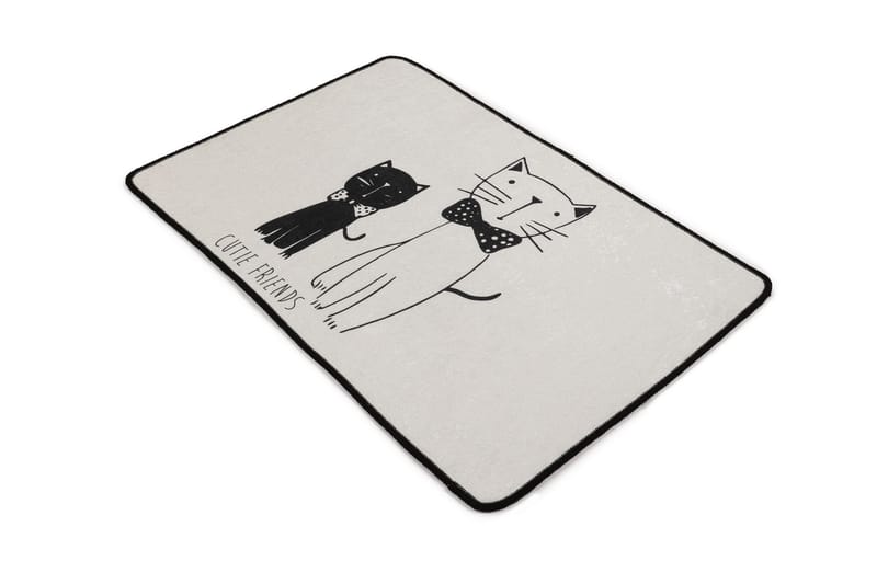 Matta Littlecats 60x90 cm - Flerfärgad/Sammet - Textil & mattor - Matta