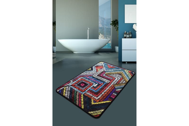 Matta Maglie 60x90 cm - Flerfärgad/Sammet - Textil & mattor - Matta