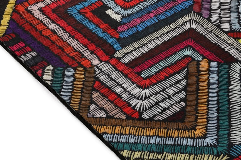 Matta Maglie 60x90 cm - Flerfärgad/Sammet - Textil & mattor - Matta