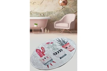 Matta Masaya Oval 60x90 cm - Flerfärgad/Sammet - Textil & mattor - Matta - Små mattor