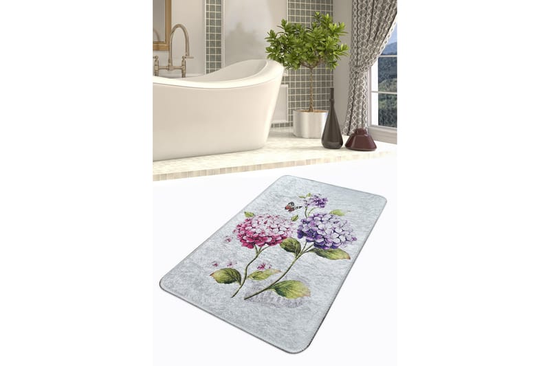 Matta Ortanca 60x90 cm - Flerfärgad/Sammet - Textil & mattor - Matta - Små mattor