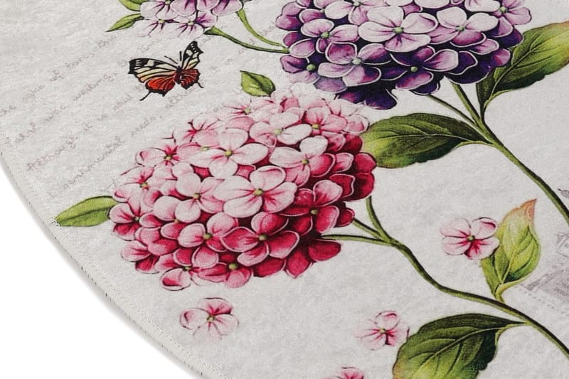 Matta Ortanca Oval 60x90 cm - Flerfärgad/Sammet - Textil & mattor - Matta - Små mattor