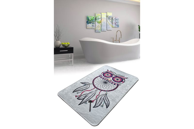 Matta Unistama 60x90 cm - Flerfärgad/Sammet - Textil & mattor - Matta - Små mattor