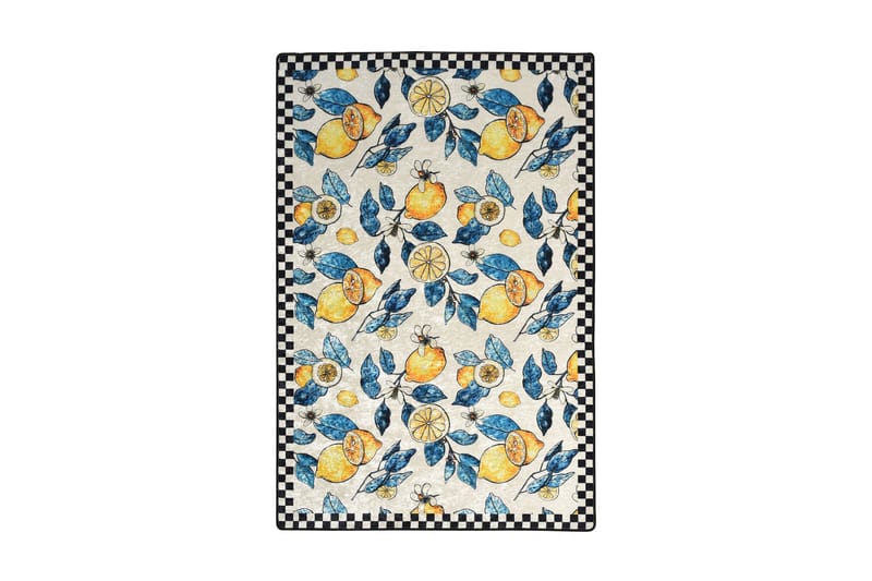 Matta Zitroun 80x150 cm - Flerfärgad/Sammet - Textil & mattor - Matta - Små mattor