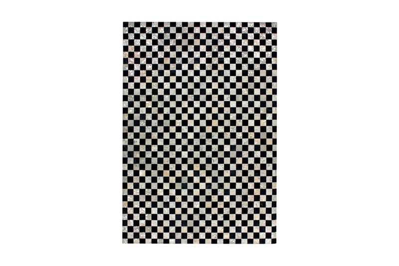 Matta Patrdon Belcol 160x230 cm Silver/Grå/Läder - D-Sign - Matta - Små mattor