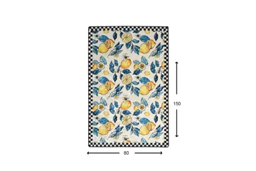 Sidrun Matta 80x150 cm - Flerfärgad/Sammet - Textil & mattor - Matta - Små mattor