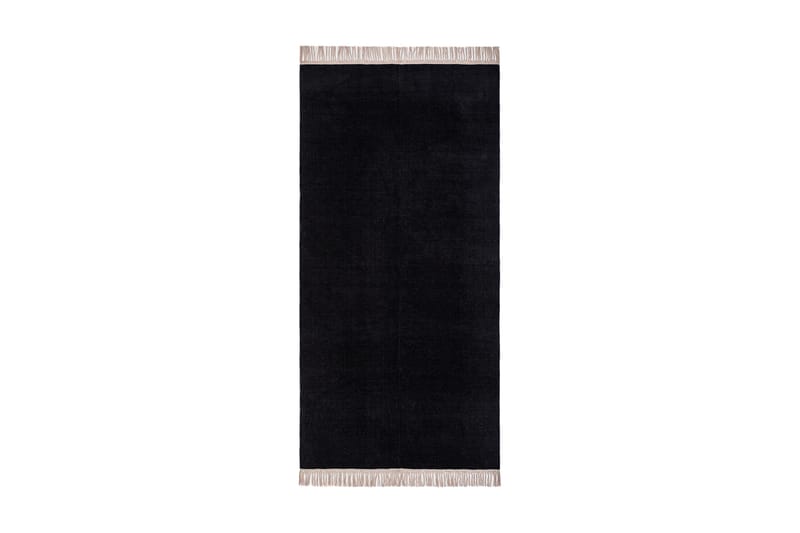 Viskosmatta Dover 75x150 cm - Svart - Viskosmatta & konstsilkesmatta - Små mattor