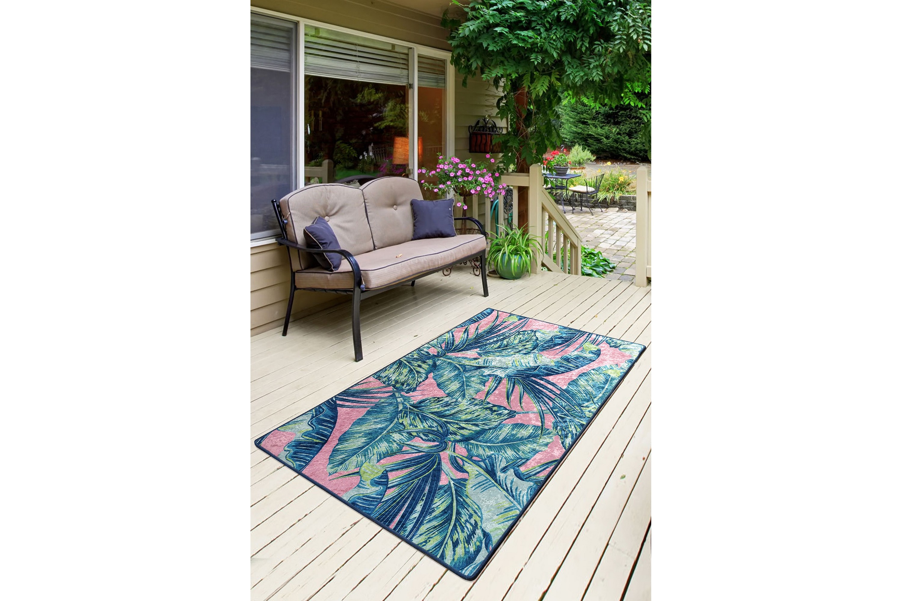 matta simorgh 80x150 cm - rosa/sammet