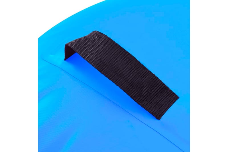 Uppblåsbar gymnastikrulle med pump 120x90 cm PVC blå - Blå - Gymmatta