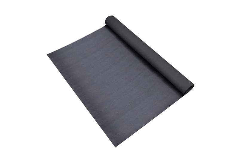Halkfri matta 1,5x4 m 3 mm fina ribbor - Svart - Kontorsmatta & golvskydd - Halkmatta & duschmatta
