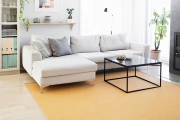 Lyyra Matta 133x200 cm Gul - Vm Carpet - Textil & mattor - Matta - Specialmatta - Kontorsmatta & golvskydd