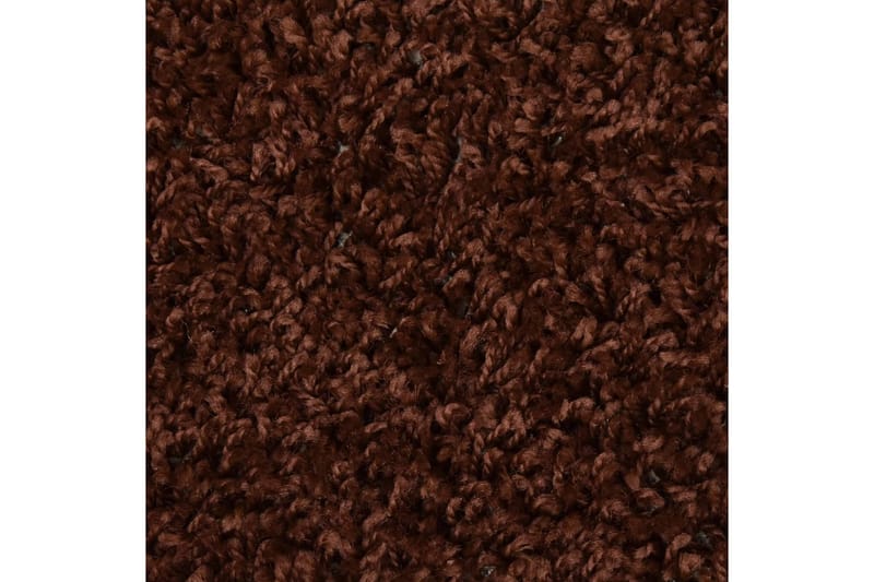 Trappstegsmattor 10 st 65x25 cm brun - Brun - Trappstegsmatta