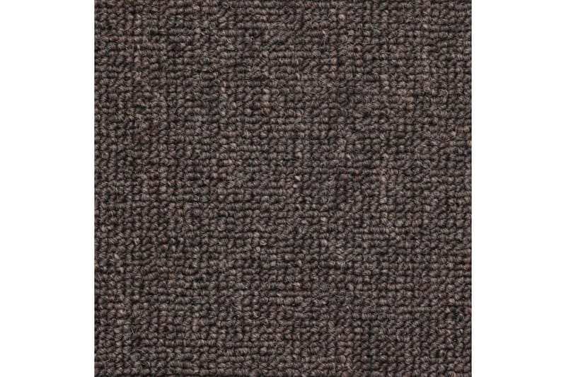 Trappstegsmattor 10 st 65x28 cm kaffebrun - Brun - Trappstegsmatta