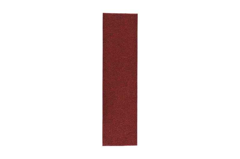 Trappstegsmattor självhäftande 15 st 76x20 cm röd - Röd - Trappstegsmatta
