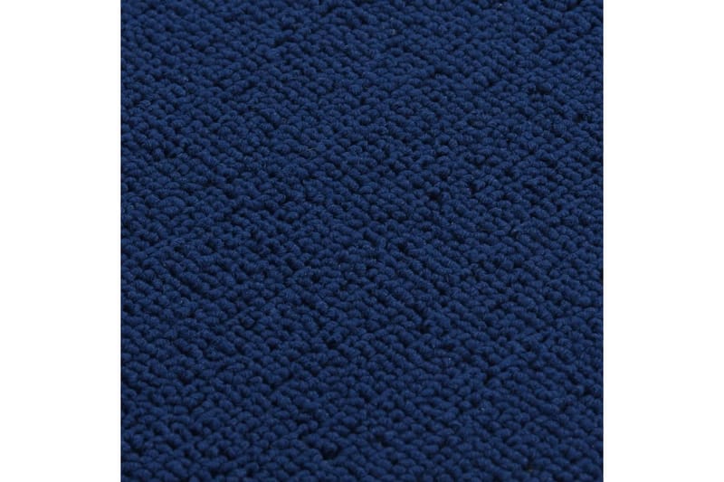 Trappstegmattor 15 st 75x20 cm marinblå halkfri - Blå - Trappstegsmatta