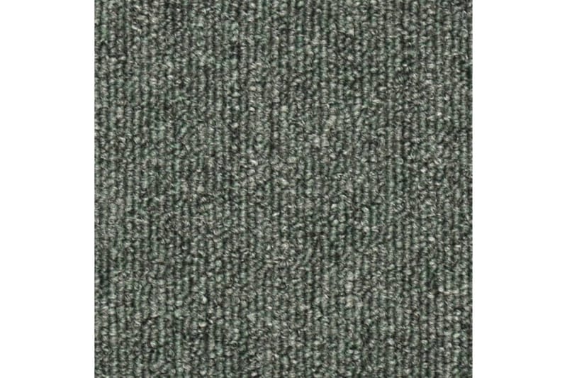 Trappstegsmattor 15 st mörkgrön 56x17x3 cm - Grön - Trappstegsmatta