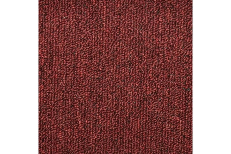 Trappstegsmattor 15 st röd 65x24x4 cm - Röd - Trappstegsmatta