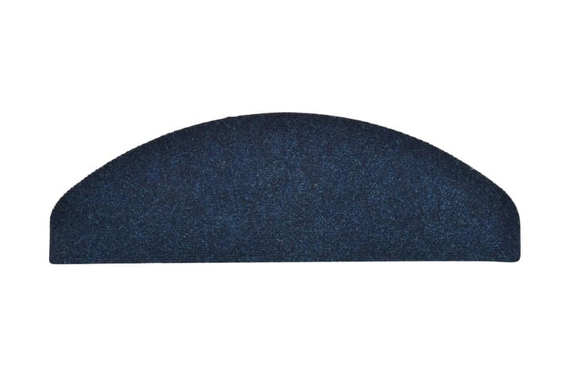 Trappstegsmattor självhäftande 15 st marinblå 65x21x4 cm bro - Blå - Trappstegsmatta
