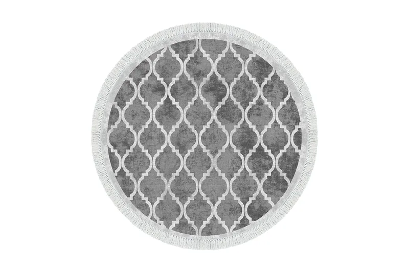 Alanur Home Matta 180 cm Rund, Grå