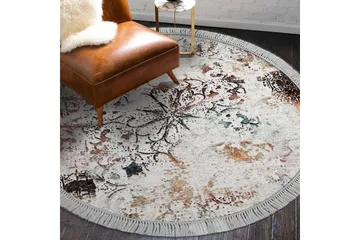 Alanur Home Matta 180 cm Rund - Multifärgad - Textil & mattor - Matta - Modern matta - Wiltonmatta