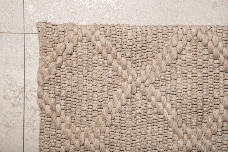 Cloudy Ullmatta 160x230 cm - Beige - Textil & mattor - Matta - Modern matta - Ullmatta
